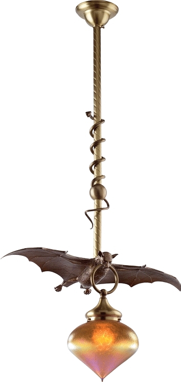 Bat and Serpent pendant lamp.JPG