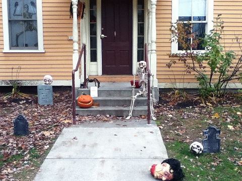 Even though I moved I kept Halloween at my parents because I thought it was a better location.