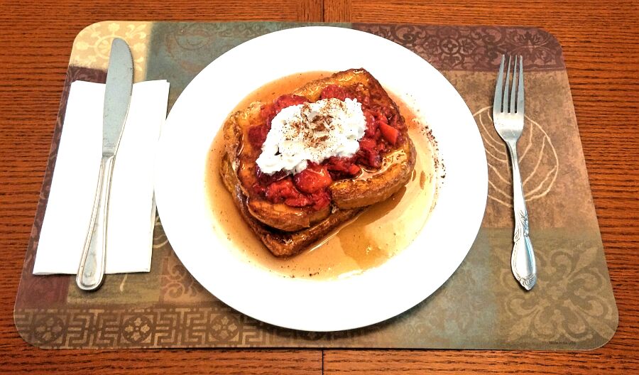 Brioche French toast.